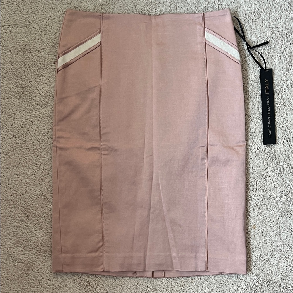 NWT Bebe pink pencil skirt 0